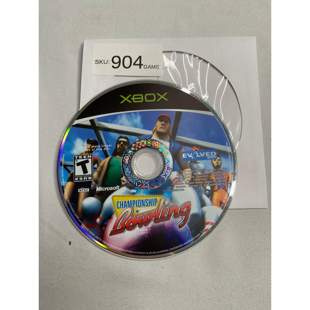 Championship Bowling Microsoft Xbox